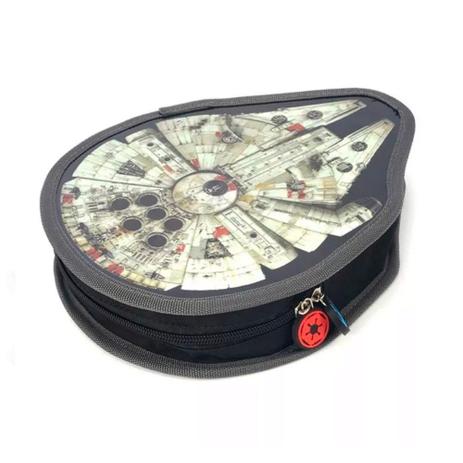 Estojo Escolar Especial Star Wars Millenium Falcon - Luxcel Menor preço em Estojo Escolar Especial Star Wars Millenium Falcon - Luxcel