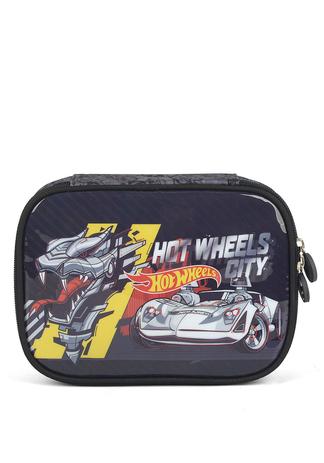 Estojo escolar infantil hot wheels luxcel ei37275hw preto Menor preço em Estojo escolar infantil hot wheels luxcel ei37275hw preto