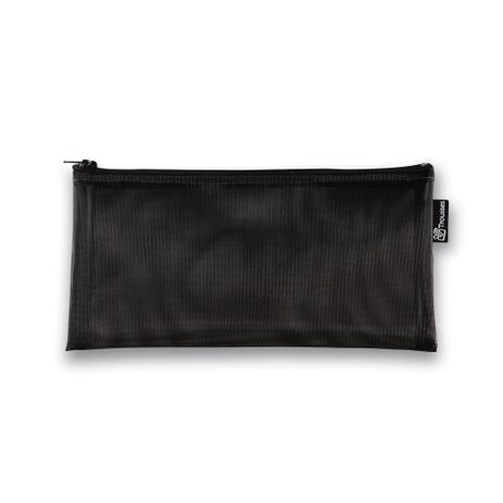 Estojo Escolar Juvenil Slim Telado Lápis Caneta Nylon Preto - Trousses Menor preço em Estojo Escolar Juvenil Slim Telado Lápis Caneta Nylon Preto - Trousses