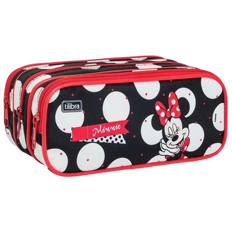 Estojo Escolar Minnie Triplo 148784 Tilibra - Tendtudo Menor preço em Estojo Escolar Minnie Triplo 148784 Tilibra - Tendtudo