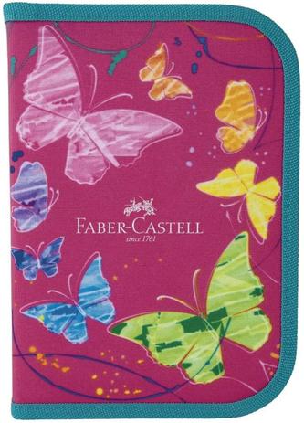 Estojo Escolar Nylon Faber Castell Menor preço em Estojo Escolar Nylon Faber Castell