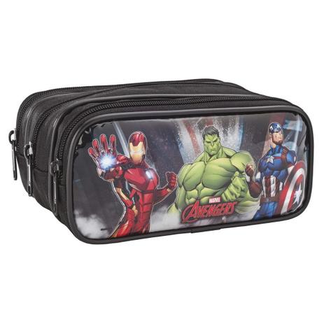 Estojo Escolar Triplo Grande Avengers 148849-Tilibra Menor preço em Estojo Escolar Triplo Grande Avengers 148849-Tilibra