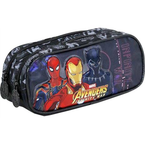 Estojo Escolar Vingadores Duplo First Strike 7475 Xeryus Menor preço em Estojo Escolar Vingadores Duplo First Strike 7475 Xeryus