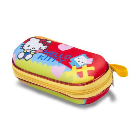 Estojo Infantil Escolar Hello Kitty Kids Amarelo MaxToy Estojo Escolar Menor preço em Estojo Infantil Escolar Hello Kitty Kids Amarelo MaxToy Estojo Escolar