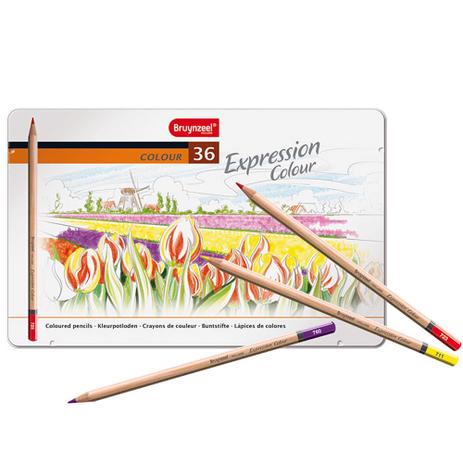 Estojo Metálico de Lápis de Cor Expression Colour Bruynzeel 36 Cores - 7705M36 Menor preço em Estojo Metálico de Lápis de Cor Expression Colour Bruynzeel 36 Cores - 7705M36