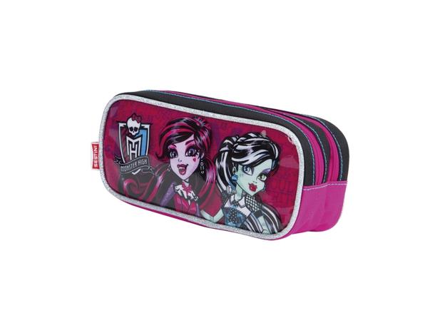 Estojo Monster High 2 Compartimentos - Sestini Menor preço em Estojo Monster High 2 Compartimentos - Sestini