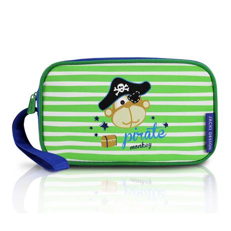 Estojo necessaire escolar infantil criança alça menino jacki design pirata Menor preço em Estojo necessaire escolar infantil criança alça menino jacki design pirata