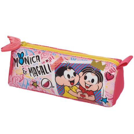 Estojo Simp Trian Tm Monica E Magali Bff - Turma da mônica Menor preço em Estojo Simp Trian Tm Monica E Magali Bff - Turma da mônica