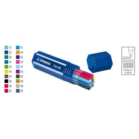 Estojo Stabilo Caneta Colorida Ponta Fina C/20 Unidades é boa?