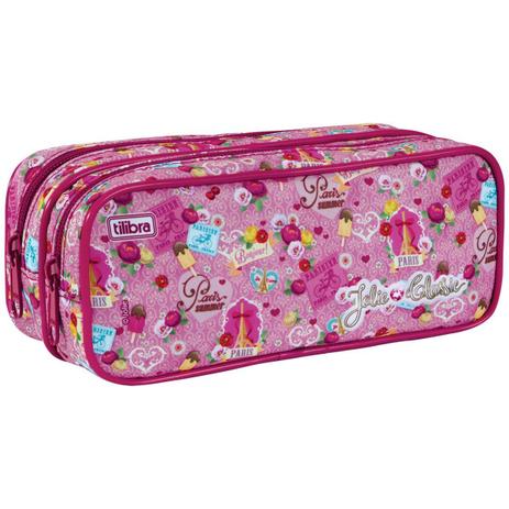 Estojo Tilibra Jolie Classic Duplo Grande 149136 Menor preço em Estojo Tilibra Jolie Classic Duplo Grande 149136