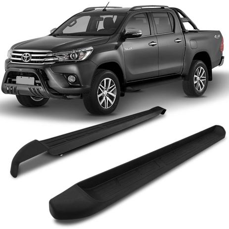 Estribo Hilux Cabine Dupla 2016 2017 2018 2019 2020 Preto Plataforma Lateral Original Track Menor preço em Estribo Hilux Cabine Dupla 2016 2017 2018 2019 2020 Preto Plataforma Lateral Original Track