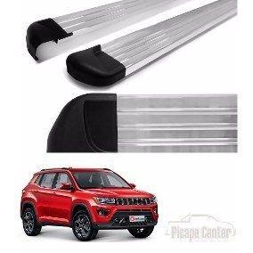 Estribo lat. aluminio cromado jeep compass 2017 - Track Menor preço em Estribo lat. aluminio cromado jeep compass 2017 - Track