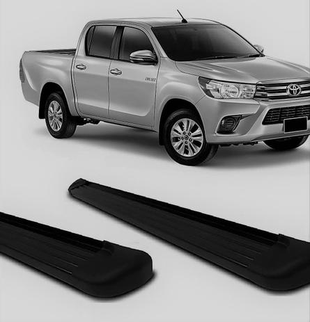 Estribo lat. aluminio hilux 05/2015 preto - Track Menor preço em Estribo lat. aluminio hilux 05/2015 preto - Track