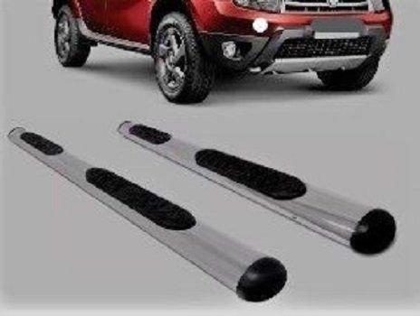 Estribo lat. oval cromado duster - Track Menor preço em Estribo lat. oval cromado duster - Track