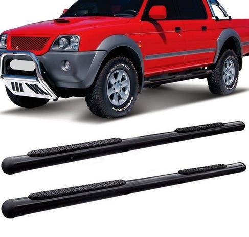 Estribo lat. oval preto l-200 sport - Track Menor preço em Estribo lat. oval preto l-200 sport - Track