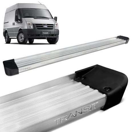 Estribo Lateral Aluminio Ford Transit Curta Prata Anodizado - Ck Menor preço em Estribo Lateral Aluminio Ford Transit Curta Prata Anodizado - Ck