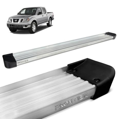 Estribo Lateral Alumínio Frontier CD Sel Prata Anodizado - Ck Menor preço em Estribo Lateral Alumínio Frontier CD Sel Prata Anodizado - Ck