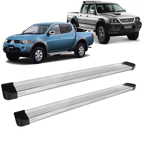 Estribo Lateral Aluminio Plataforma L200 Triton 2007 A 2017 - Sp acessórios Menor preço em Estribo Lateral Aluminio Plataforma L200 Triton 2007 A 2017 - Sp acessórios