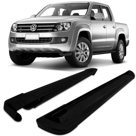 Estribo Lateral Amarok Cabine Dupla 10 11 12 13 14 15 16 17 Alumínio Preto Ponteira Preta Ebony Bepo Menor preço em Estribo Lateral Amarok Cabine Dupla 10 11 12 13 14 15 16 17 Alumínio Preto Ponteira Preta Ebony Bepo