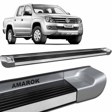 Estribo Lateral Amarok CD 2010 a 2019 Prata Sargas Personalizado - Gtnox Menor preço em Estribo Lateral Amarok CD 2010 a 2019 Prata Sargas Personalizado - Gtnox
