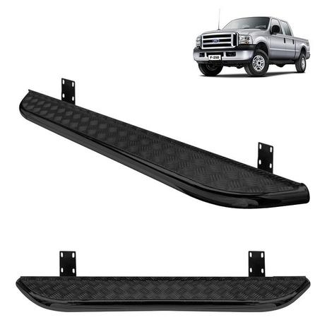 Estribo Lateral Chapa F250 2004 a 2011CD Roda Roda Preto Gtnox Menor preço em Estribo Lateral Chapa F250 2004 a 2011CD Roda Roda Preto Gtnox