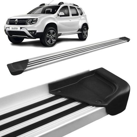 Estribo Lateral Duster 2012 a 2018 Aluminio Natural A1 - Gtnox Menor preço em Estribo Lateral Duster 2012 a 2018 Aluminio Natural A1 - Gtnox