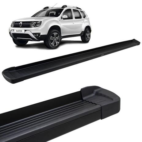 Estribo Lateral Duster 2012 a 2018 Alumínio Preto Fosco Bepo Menor preço em Estribo Lateral Duster 2012 a 2018 Alumínio Preto Fosco Bepo