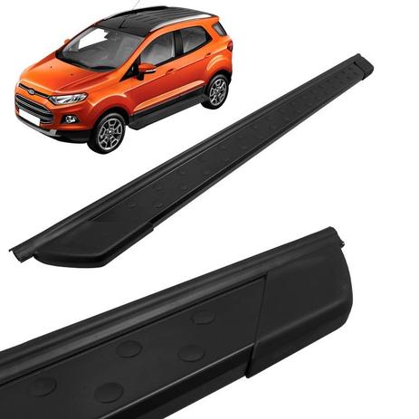 Estribo Lateral Ecosport 2013 a 2018 Aluminio Preto Bepo Menor preço em Estribo Lateral Ecosport 2013 a 2018 Aluminio Preto Bepo