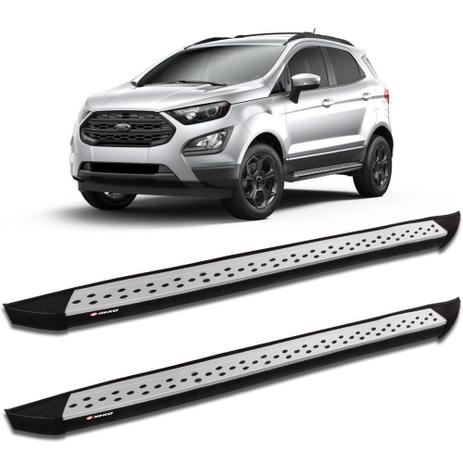 Estribo Lateral Ecosport 2013 a 2019 Aluminio Prata K2 My Way - Keko Menor preço em Estribo Lateral Ecosport 2013 a 2019 Aluminio Prata K2 My Way - Keko