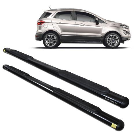 Estribo Lateral Ecosport 2013 a 2019 Oblongo Oval Preto - Track Menor preço em Estribo Lateral Ecosport 2013 a 2019 Oblongo Oval Preto - Track