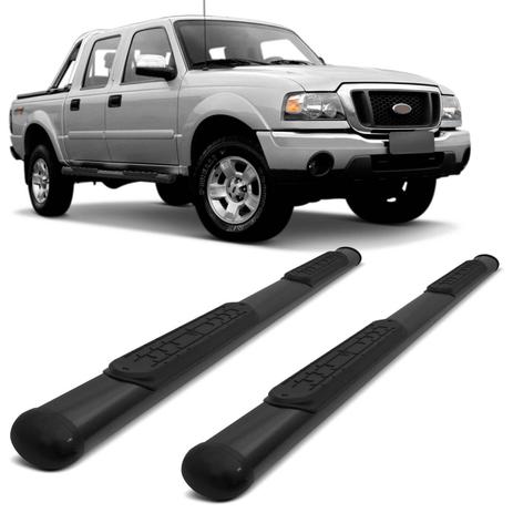 Estribo Lateral Ford Ranger Cabine Dupla 1998 A 2011 Oblongo Oval Preto - Vf Menor preço em Estribo Lateral Ford Ranger Cabine Dupla 1998 A 2011 Oblongo Oval Preto - Vf