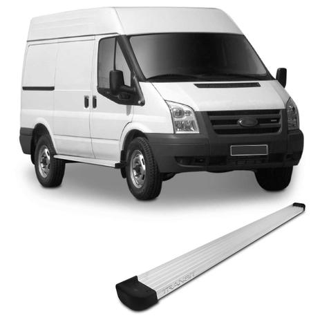 Estribo Lateral Ford Transit 2013 A 2019 Modelo Curto Plataforma Prata Modelo Original CeK - Ck Menor preço em Estribo Lateral Ford Transit 2013 A 2019 Modelo Curto Plataforma Prata Modelo Original CeK - Ck