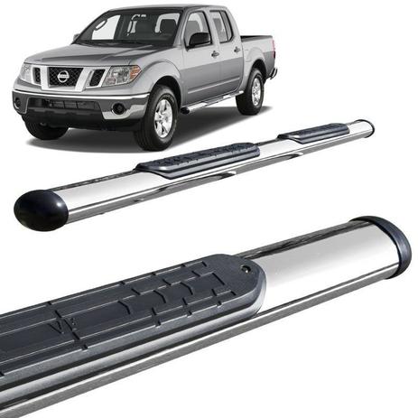 Estribo Lateral Frontier 2008 a 2016 Oval Cromado VF Menor preço em Estribo Lateral Frontier 2008 a 2016 Oval Cromado VF