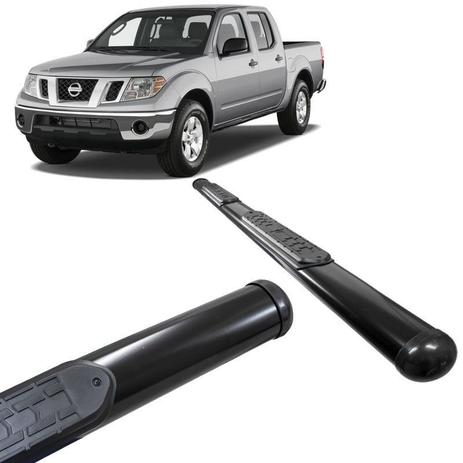 Estribo Lateral Frontier 2008 a 2016 Oval Preto VF Menor preço em Estribo Lateral Frontier 2008 a 2016 Oval Preto VF