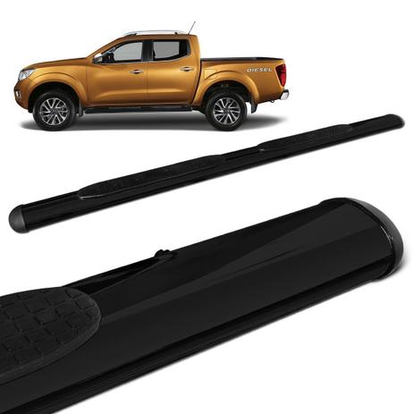 Estribo Lateral Frontier 2017 a 2019 Oblongo Oval Preto - Gtnox Menor preço em Estribo Lateral Frontier 2017 a 2019 Oblongo Oval Preto - Gtnox