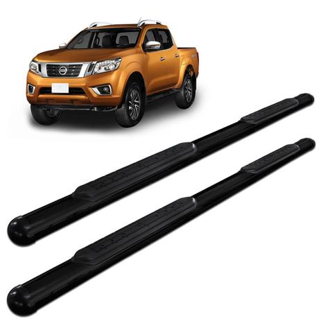 Estribo Lateral Frontier 2017 a 2019 Oblongo Oval Preto - Vf Menor preço em Estribo Lateral Frontier 2017 a 2019 Oblongo Oval Preto - Vf