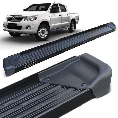 Estribo Lateral Hilux CD 2005 a 2015 Aluminio Preto A3 - Gtnox Menor preço em Estribo Lateral Hilux CD 2005 a 2015 Aluminio Preto A3 - Gtnox