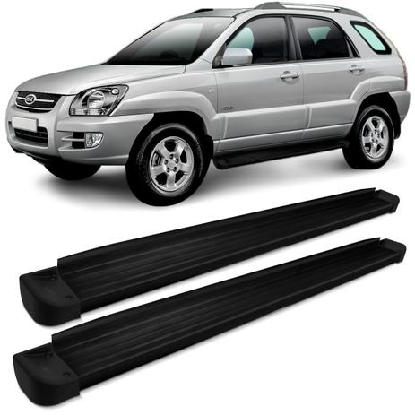 Estribo Lateral Kia Sportage 2009 2010 Plataforma Preto Ponteira Preta Original - Ck Menor preço em Estribo Lateral Kia Sportage 2009 2010 Plataforma Preto Ponteira Preta Original - Ck
