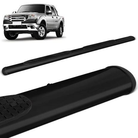 Estribo Lateral Oval Oblongo Tubolar Ranger 2011 2012 Preto - Gtnox Menor preço em Estribo Lateral Oval Oblongo Tubolar Ranger 2011 2012 Preto - Gtnox