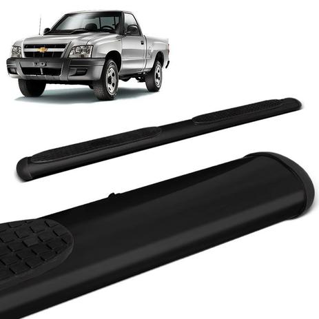 Estribo Lateral Oval S10 1995 a 2011 Tubolar Oblongo Preto - Gtnox Menor preço em Estribo Lateral Oval S10 1995 a 2011 Tubolar Oblongo Preto - Gtnox