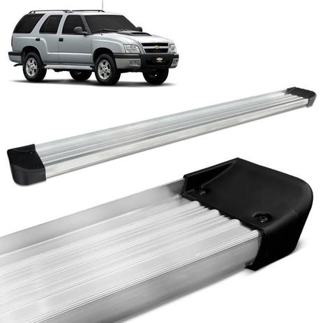 Estribo Lateral Plataforma Blazer 1995 a 2010 Aluminio Prata CK Menor preço em Estribo Lateral Plataforma Blazer 1995 a 2010 Aluminio Prata CK