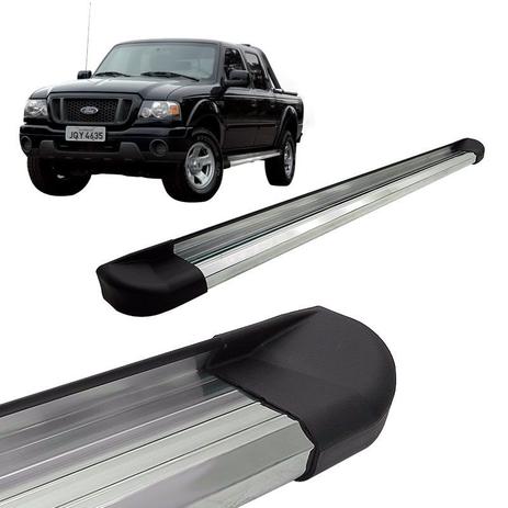 Estribo Lateral Ranger CD 1996 a 2012 Aluminio Anodizado VF Menor preço em Estribo Lateral Ranger CD 1996 a 2012 Aluminio Anodizado VF