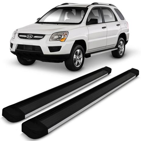 Estribo Lateral Sorento 2009 a 2011 com Ponteira Preta Modelo Original - Ck Menor preço em Estribo Lateral Sorento 2009 a 2011 com Ponteira Preta Modelo Original - Ck