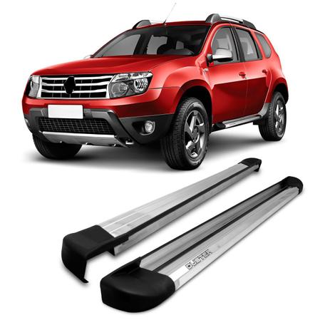 Estribo Lateral VF Renault Duster 11 12 13 14 15 16 17 18 19 Plataforma Alumínio Cromado Anodizado Menor preço em Estribo Lateral VF Renault Duster 11 12 13 14 15 16 17 18 19 Plataforma Alumínio Cromado Anodizado