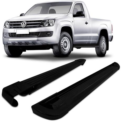 Estribo Lateral VW Amarok Cabine Simples 2010 A 2017 Preto Ponteira Preto Ebony Plataforma Bepo G2 Menor preço em Estribo Lateral VW Amarok Cabine Simples 2010 A 2017 Preto Ponteira Preto Ebony Plataforma Bepo G2