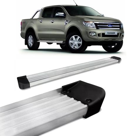 Estribo Plataforma Ranger 2012 A 2016 Lateral Dupla - Sp acessórios Menor preço em Estribo Plataforma Ranger 2012 A 2016 Lateral Dupla - Sp acessórios