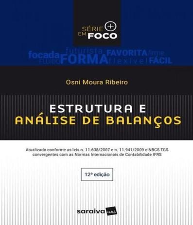 Estrutura E Analise De Balancos - 12 Ed - Saraiva Menor preço em Estrutura E Analise De Balancos - 12 Ed - Saraiva