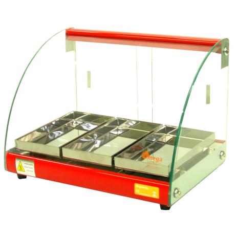 Estufa Alfa Clean Luxo de 3 bandejas Vermelho Omega - Bcd industria Menor preço em Estufa Alfa Clean Luxo de 3 bandejas Vermelho Omega - Bcd industria