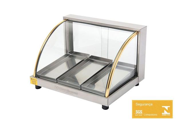 Estufa de vidro para Salgados Marchesoni Linha Ouro com 3 Bandejas é boa?