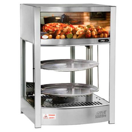 Estufa Vapor Giratório 262G 2 Bandejas Self Service com Display Titã Menor preço em Estufa Vapor Giratório 262G 2 Bandejas Self Service com Display Titã